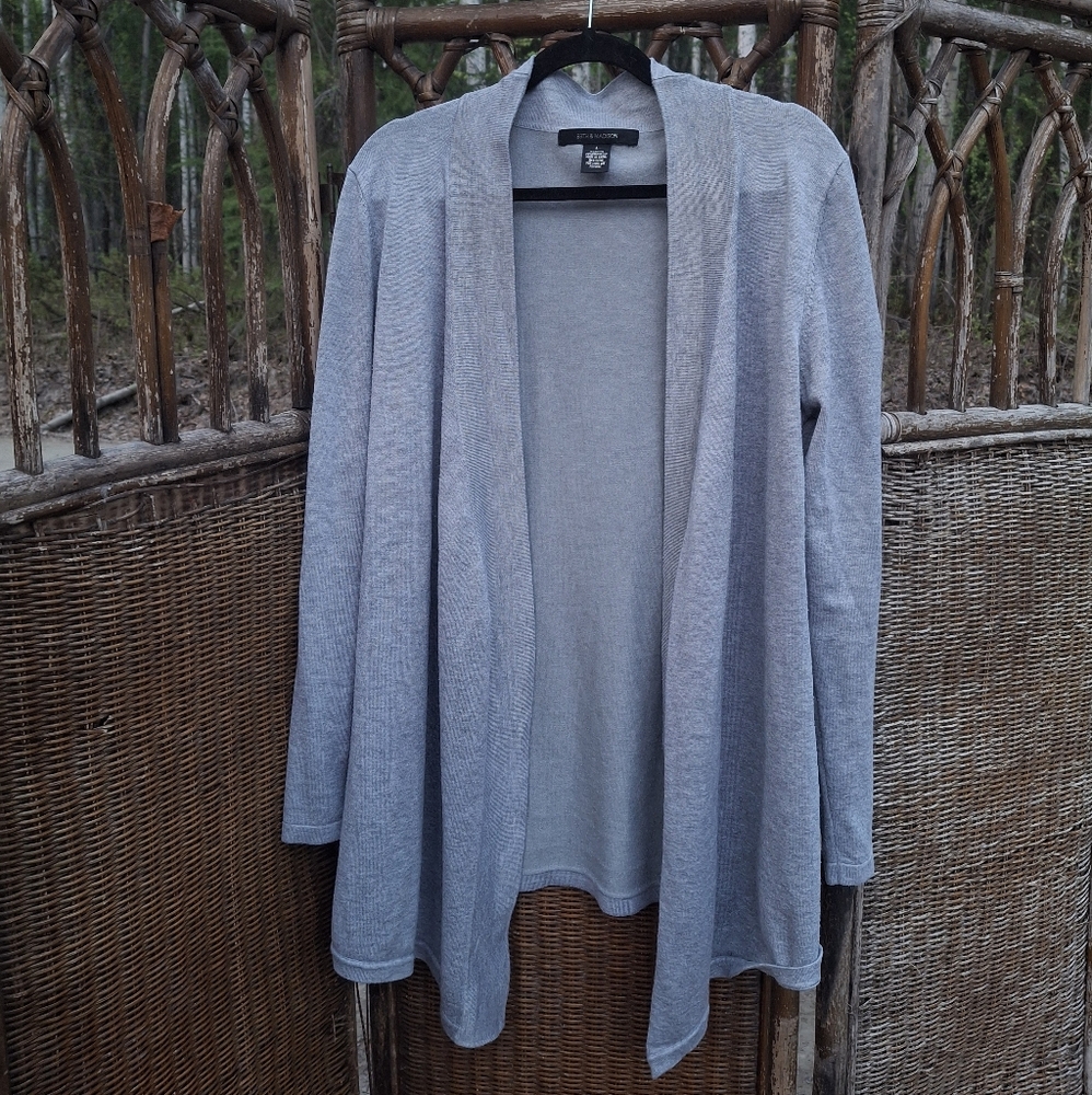 🍀3/15 Gray Open Front Women's Sweater